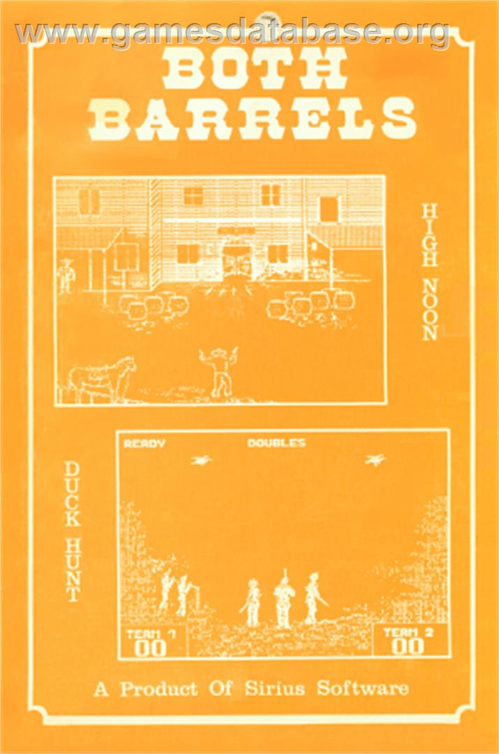 Both Barrels - Apple II - Artwork - Box