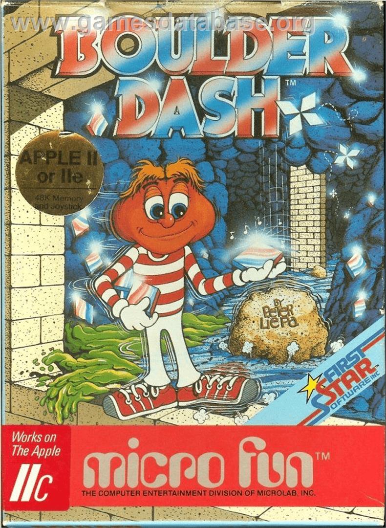 Boulder Dash - Apple II - Artwork - Box