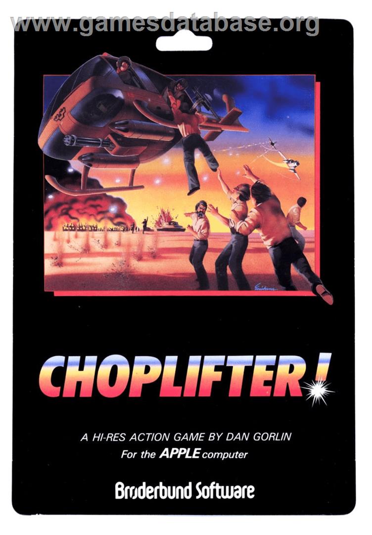 Choplifter! - Apple II - Artwork - Box