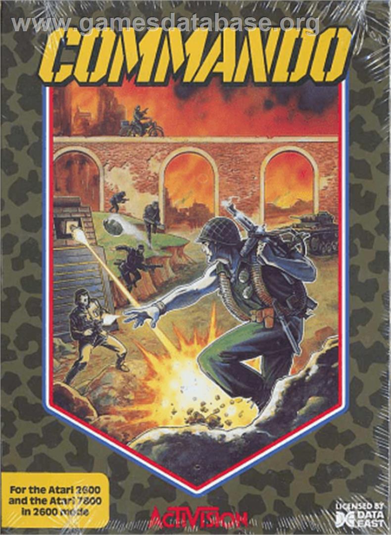 Commando - Apple II - Artwork - Box