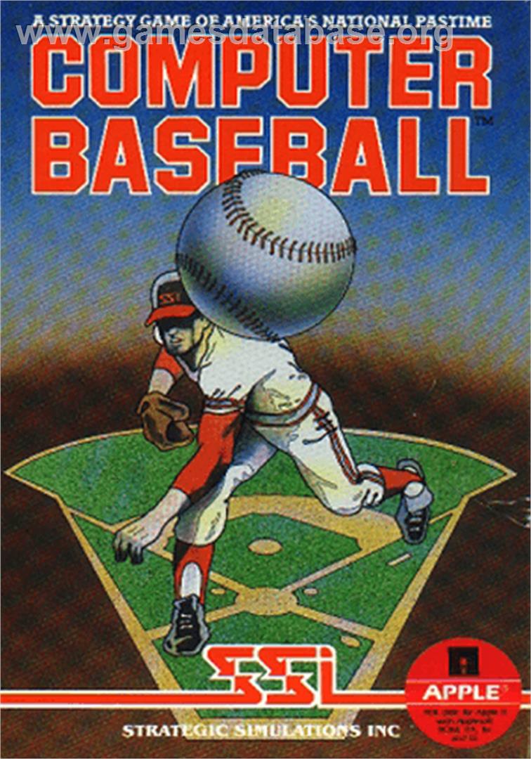 Computer Baseball - Apple II - Artwork - Box