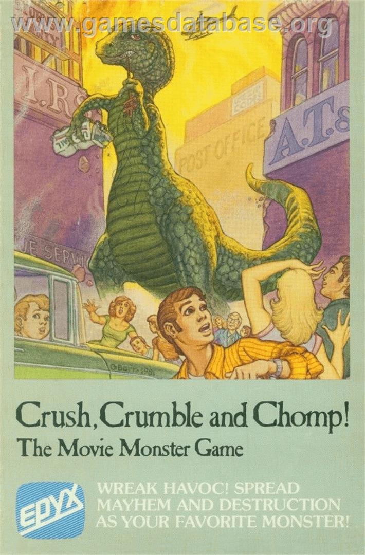 Crush, Crumble and Chomp! - Apple II - Artwork - Box