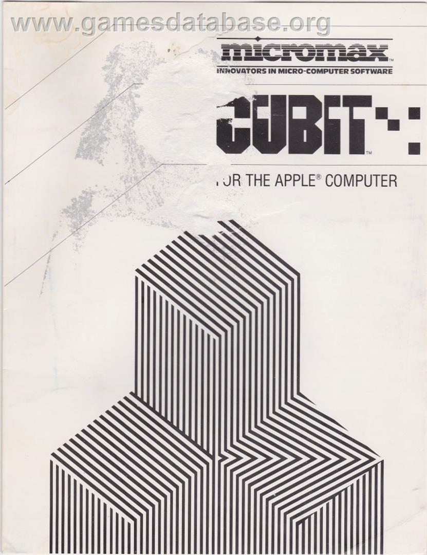 Cubit - Apple II - Artwork - Box