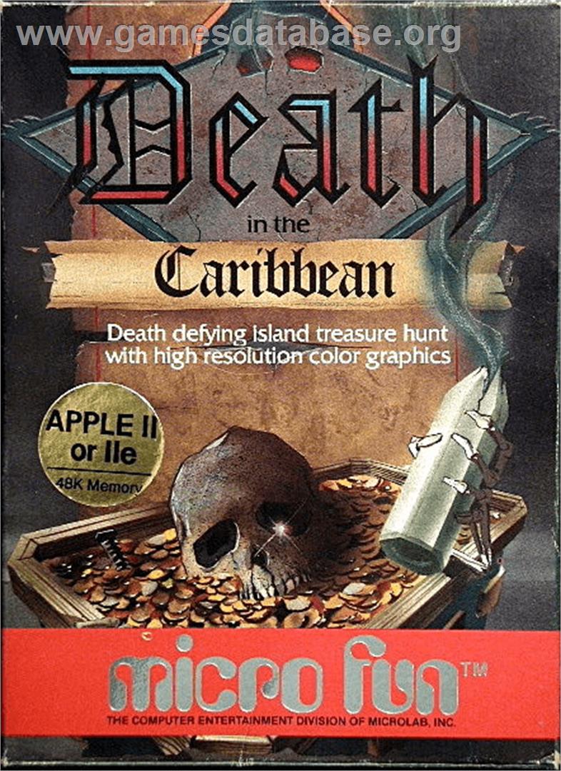 Death in the Caribbean - Apple II - Artwork - Box