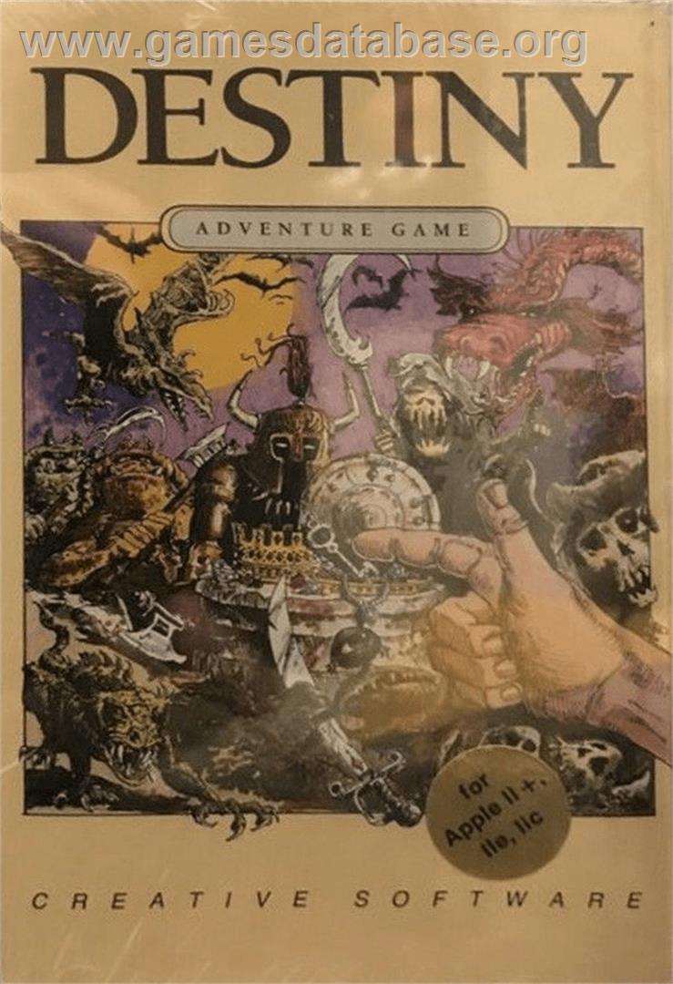 Destiny - Apple II - Artwork - Box