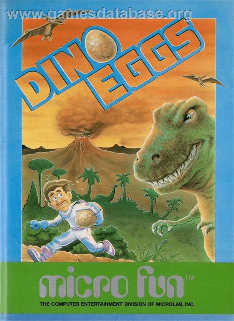 Dino Eggs - Apple II - Artwork - Box