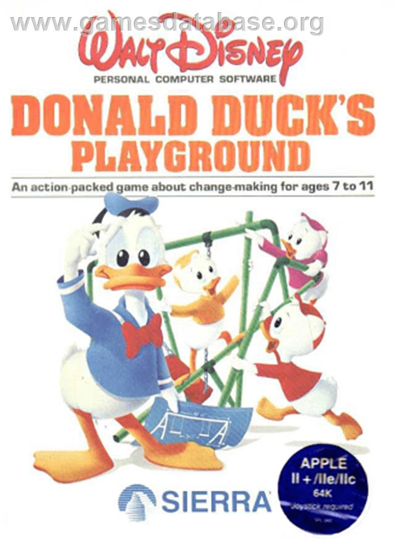 Donald Duck's Playground - Apple II - Artwork - Box