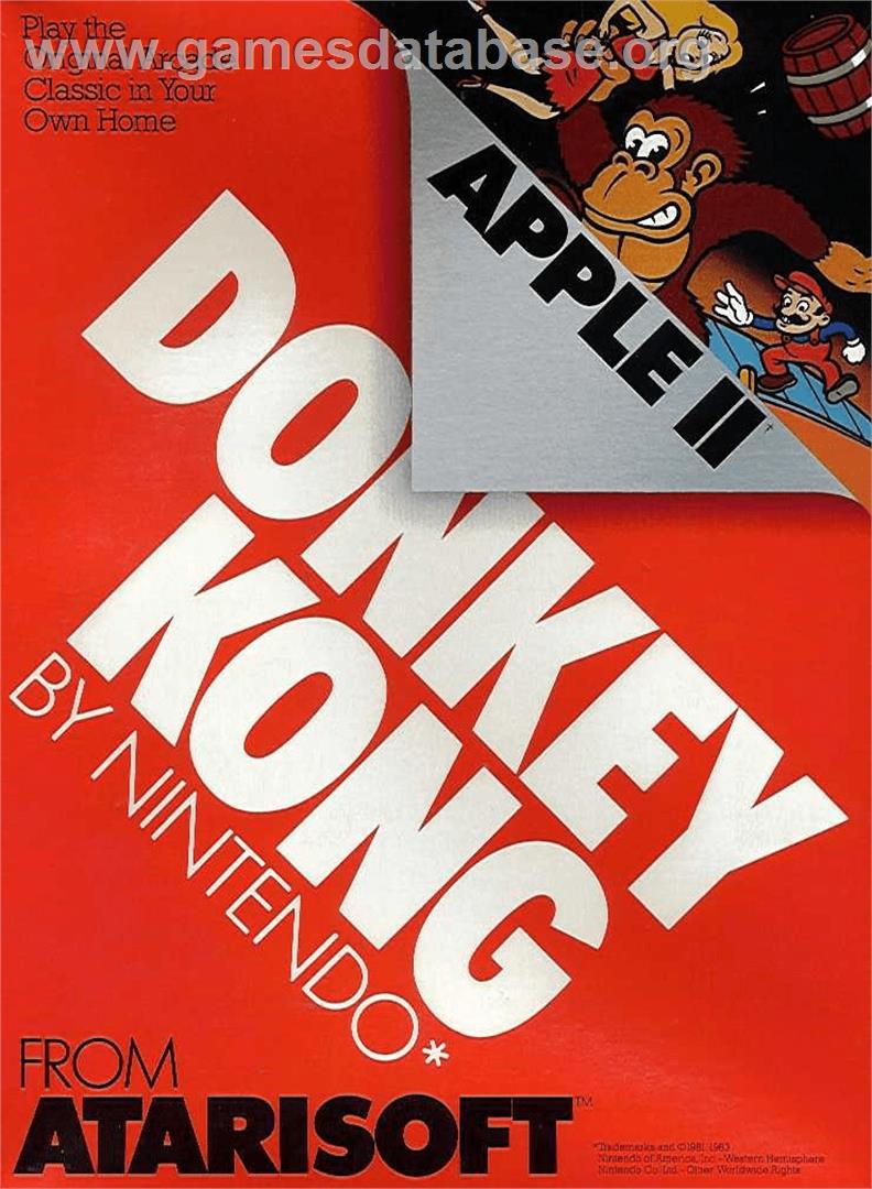Donkey Kong - Apple II - Artwork - Box