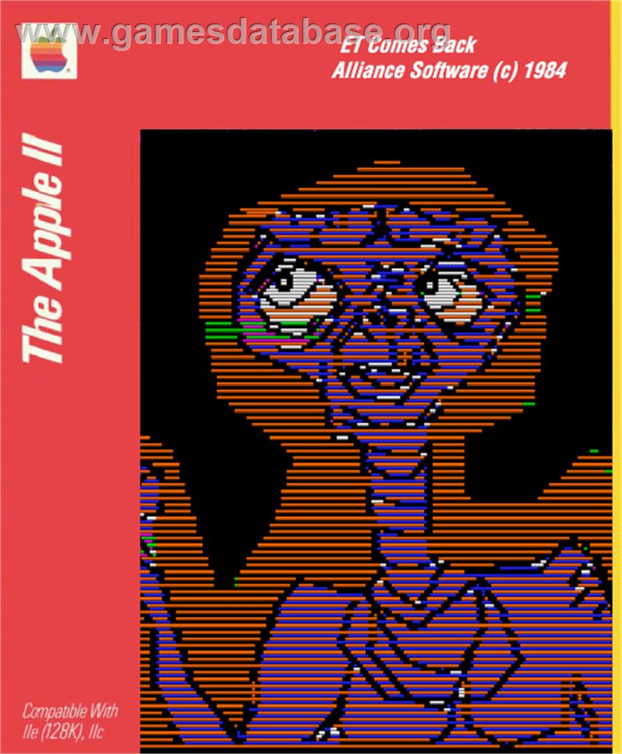 E.t. Comes Back - Apple II - Artwork - Box