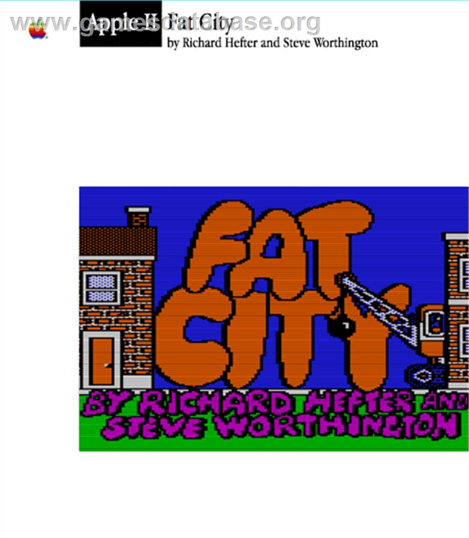Fat City - Apple II - Artwork - Box