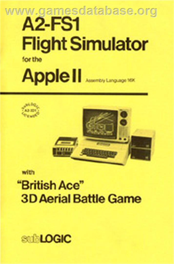 Flight Simulator - Apple II - Artwork - Box
