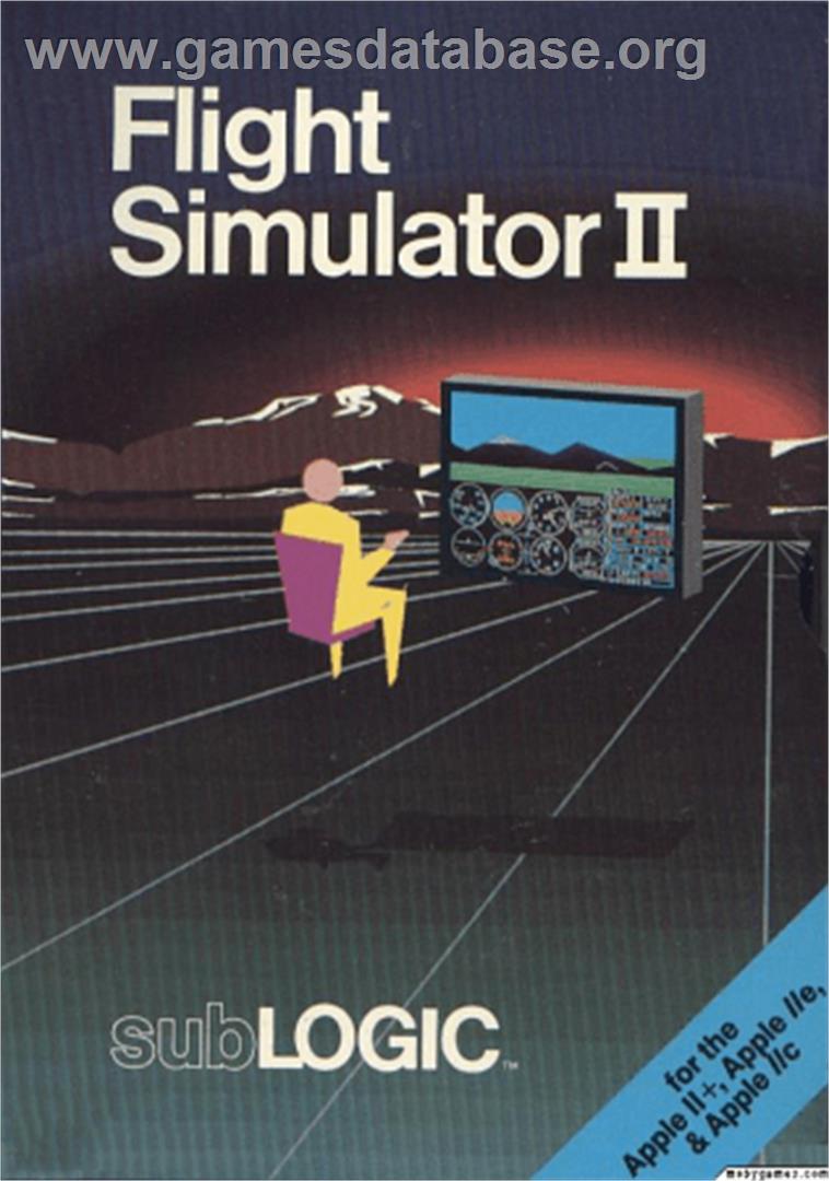 Flight Simulator 2 - Apple II - Artwork - Box