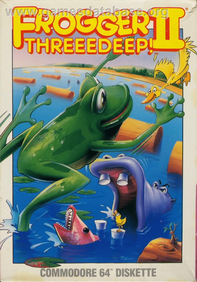 Frogger 2: Three Deep - Apple II - Artwork - Box