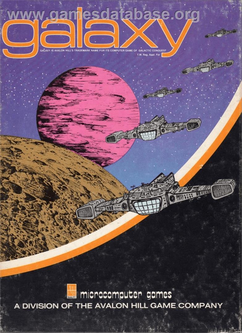 Galaxy - Apple II - Artwork - Box