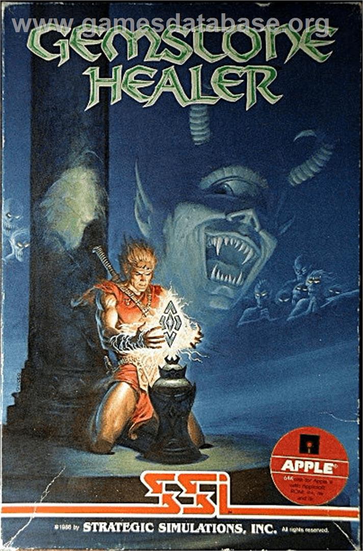 Gemstone Healer - Apple II - Artwork - Box