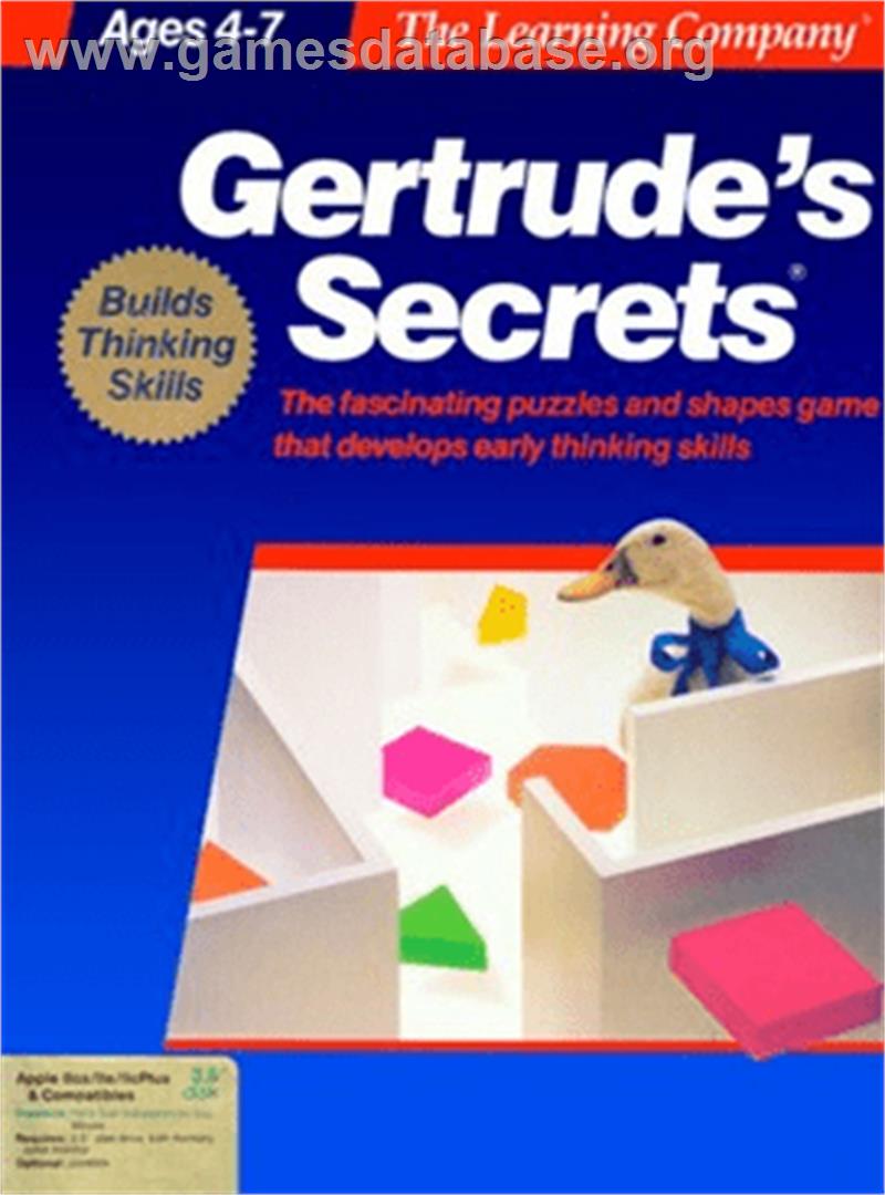 Gertrude's Secrets - Apple II - Artwork - Box