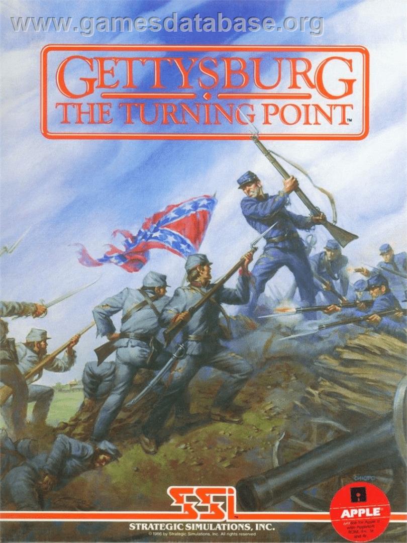 Gettysburg - The Turning Point - Apple II - Artwork - Box