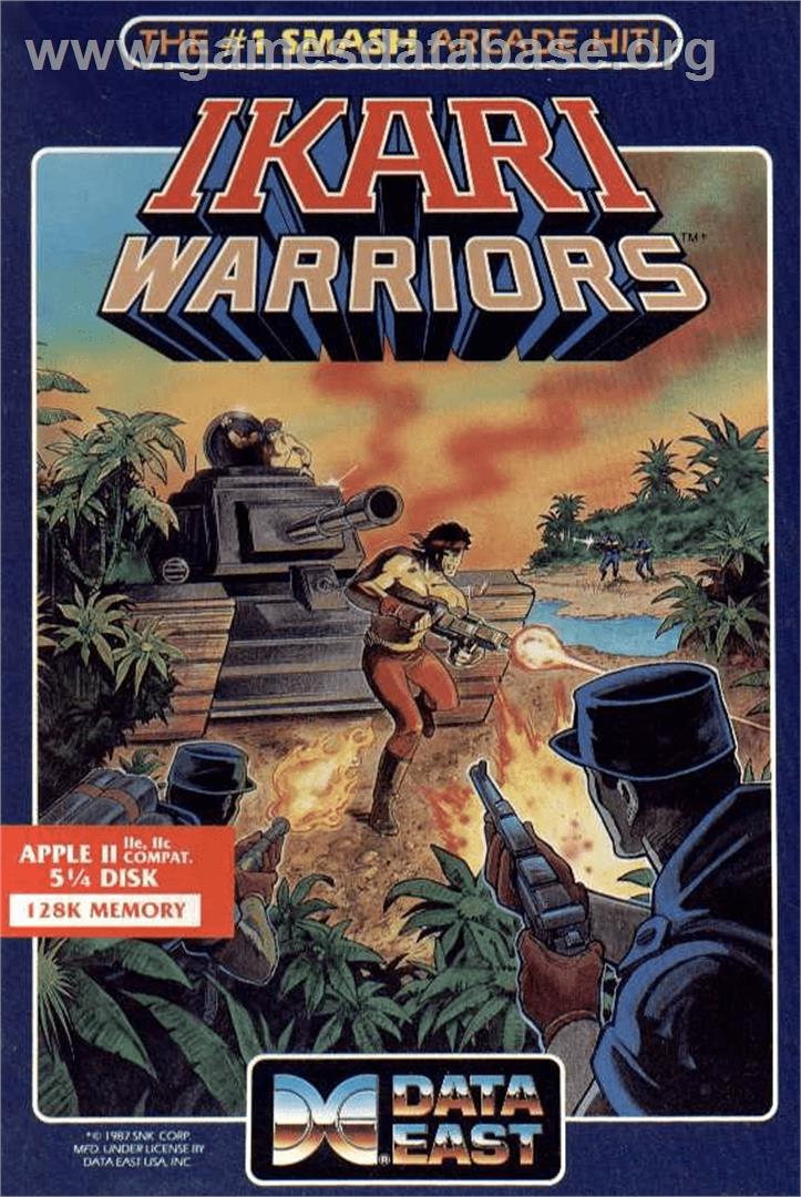 Ikari Warriors - Apple II - Artwork - Box
