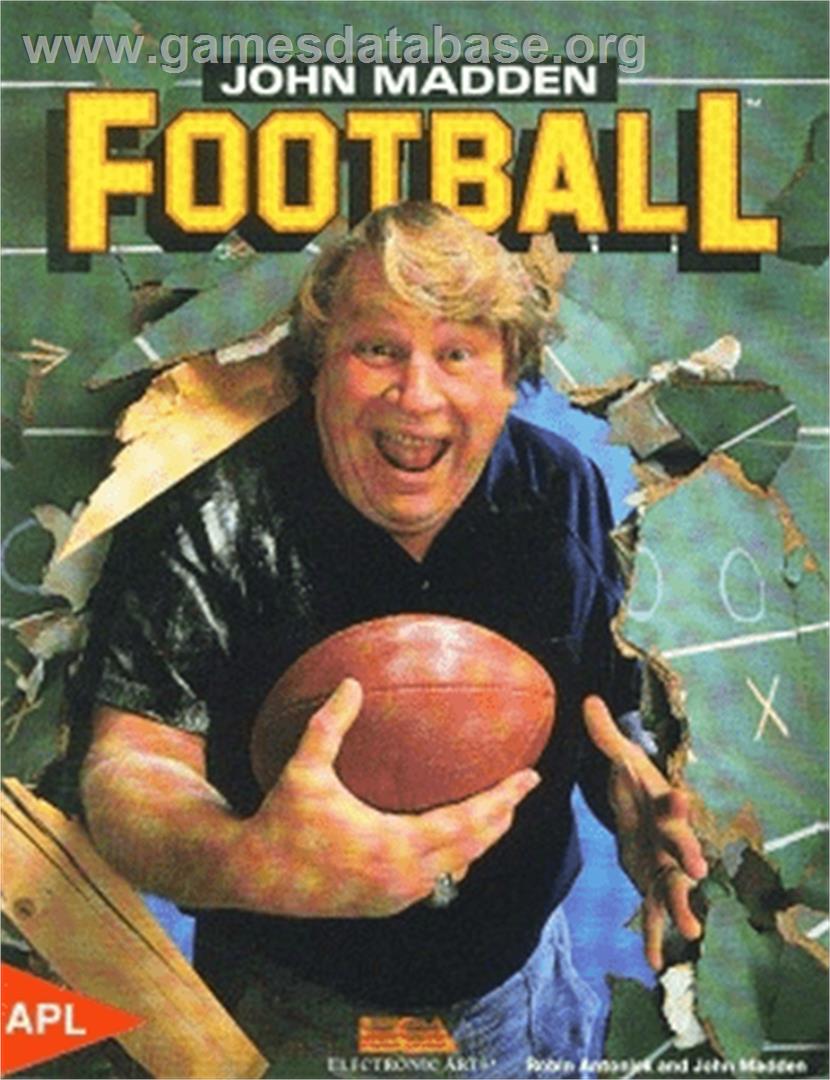 John Madden Football - Apple II - Artwork - Box