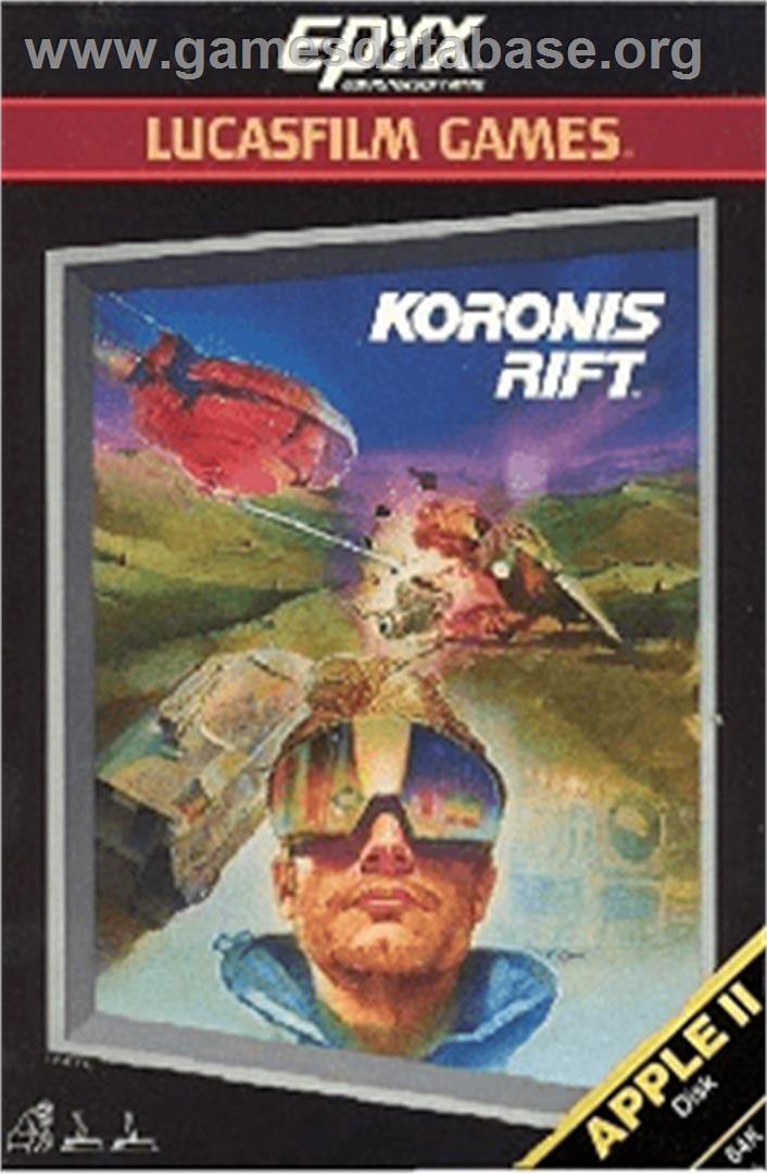 Koronis Rift - Apple II - Artwork - Box