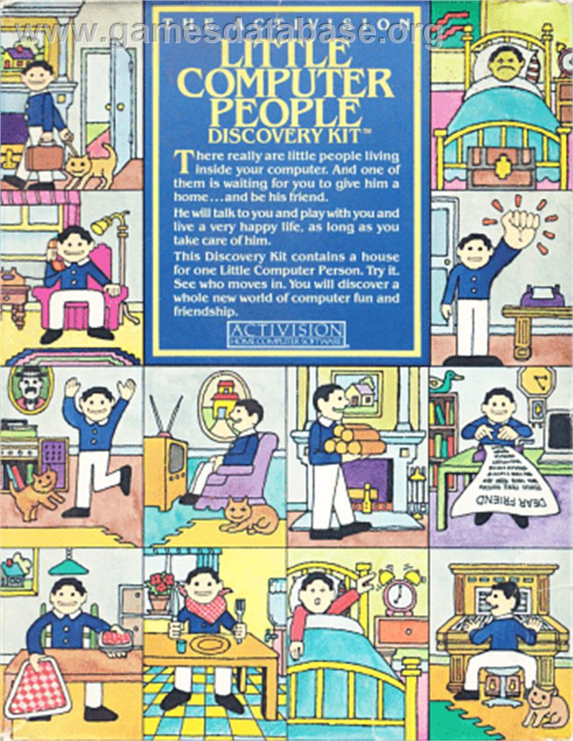 Little Computer People - Apple II - Artwork - Box