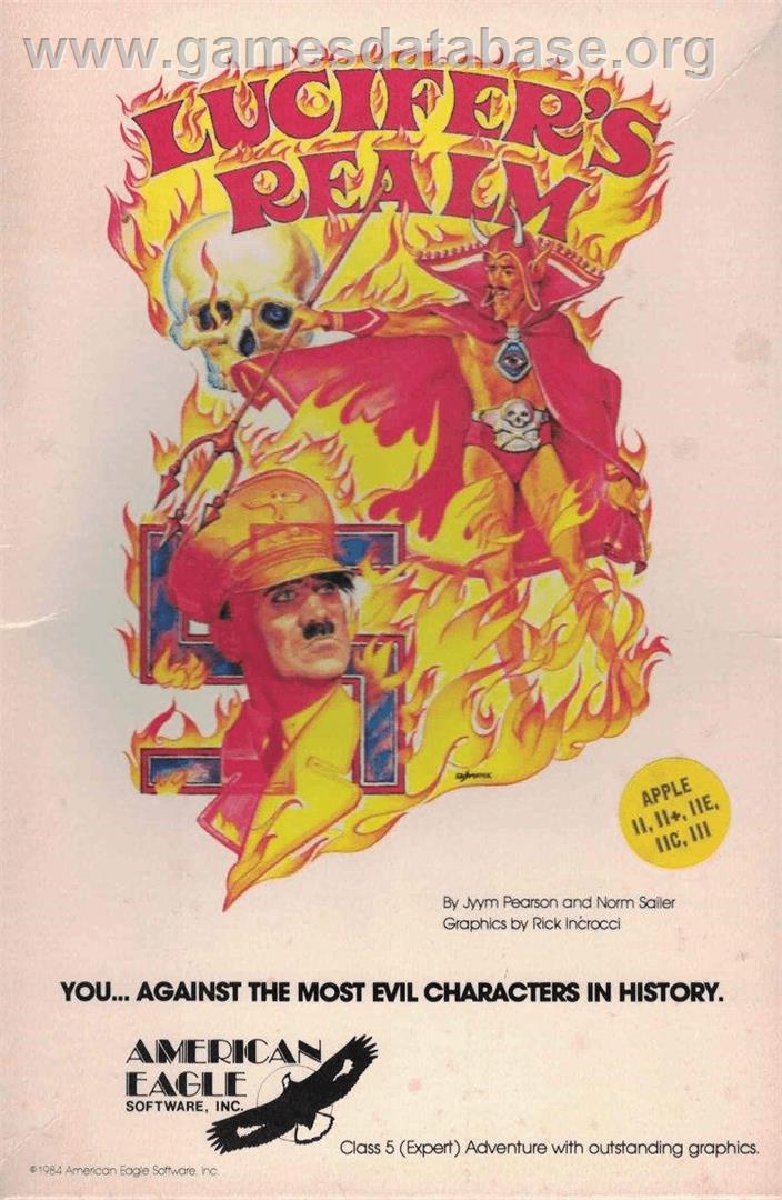 Lucifer's Realm - Apple II - Artwork - Box