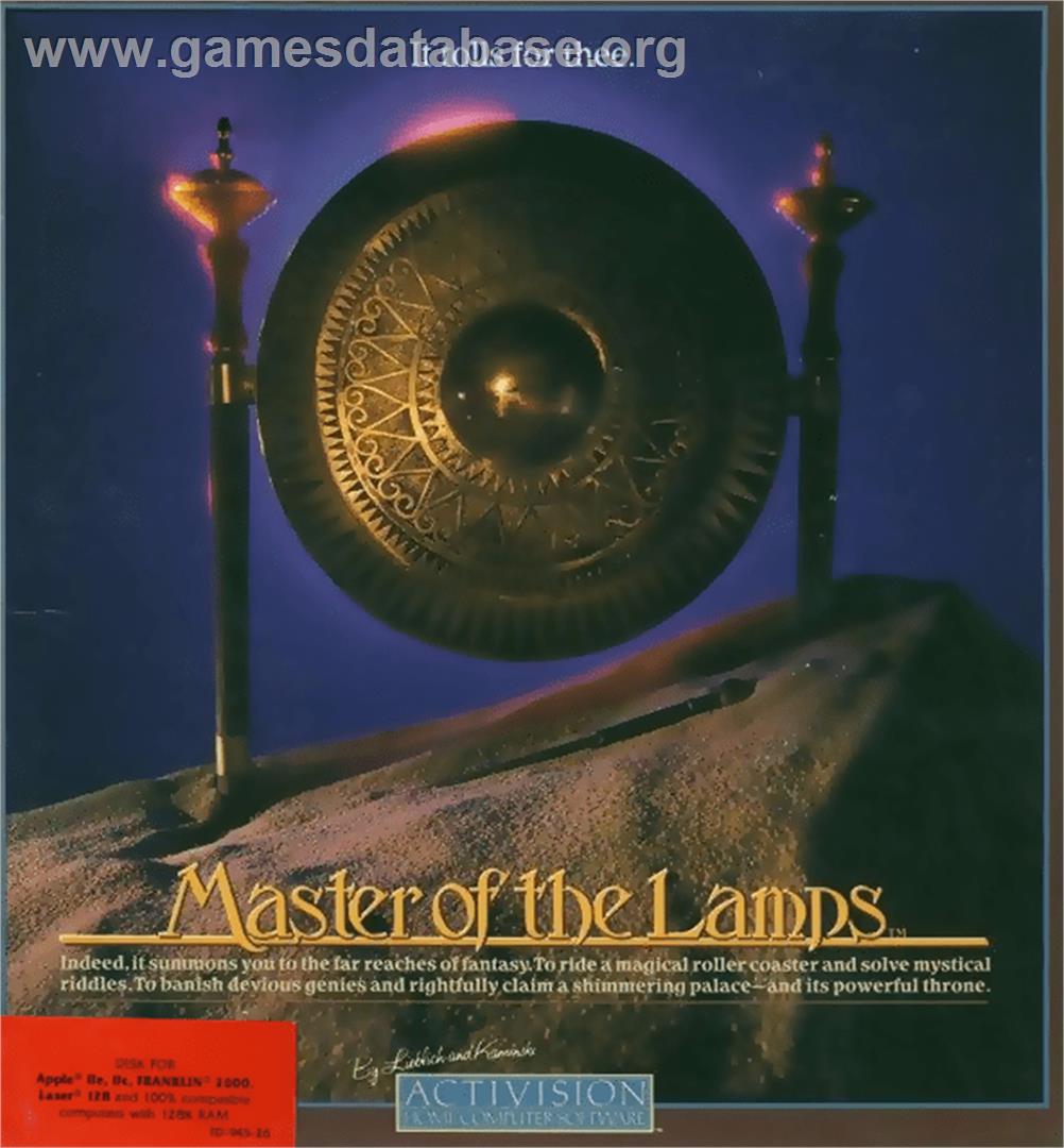 Master of the Lamps - Apple II - Artwork - Box