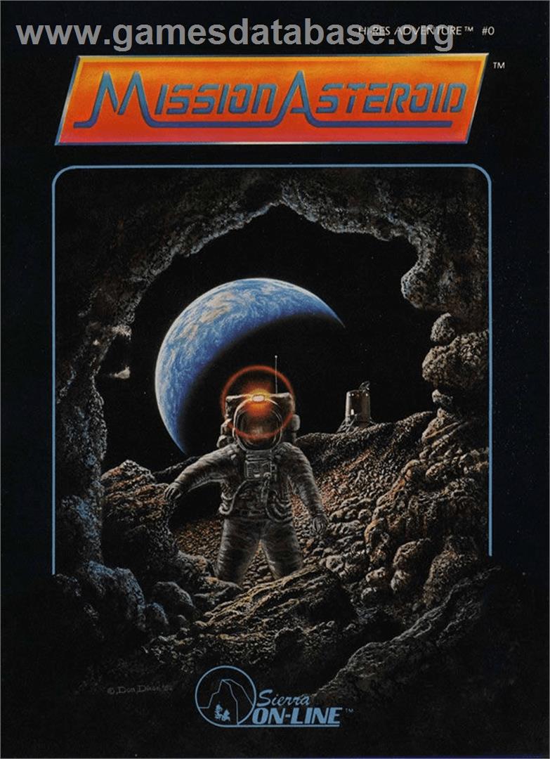 Mission Asteroid - Apple II - Artwork - Box
