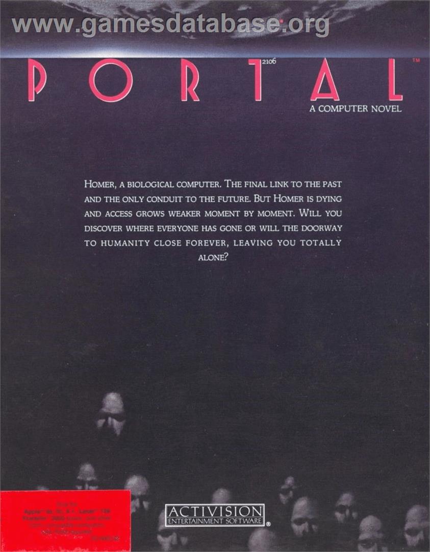 Portal - Apple II - Artwork - Box