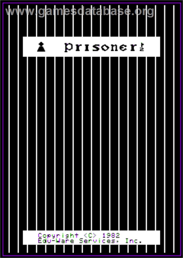 Prisoner 2 - Apple II - Artwork - Box