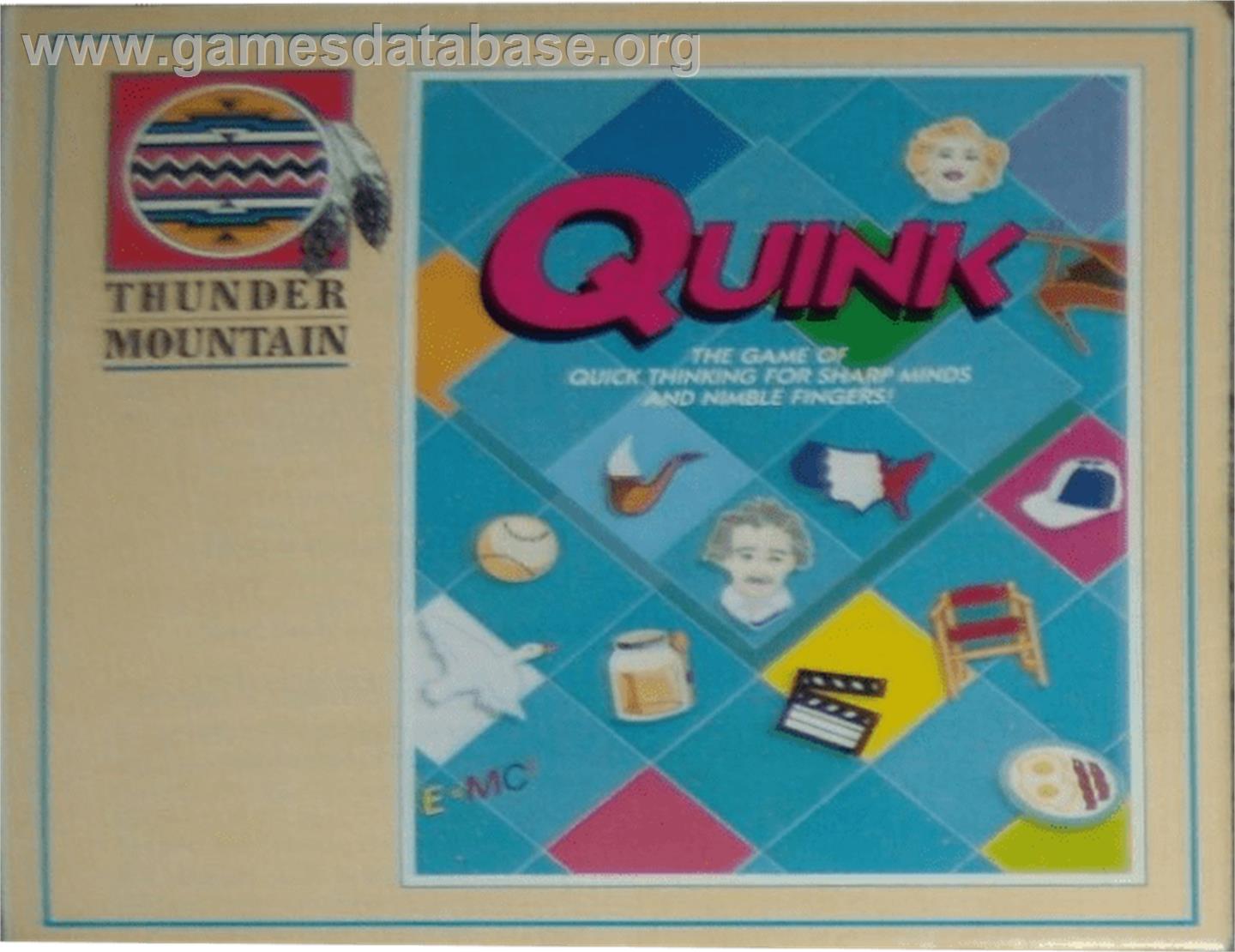 Quink - Apple II - Artwork - Box