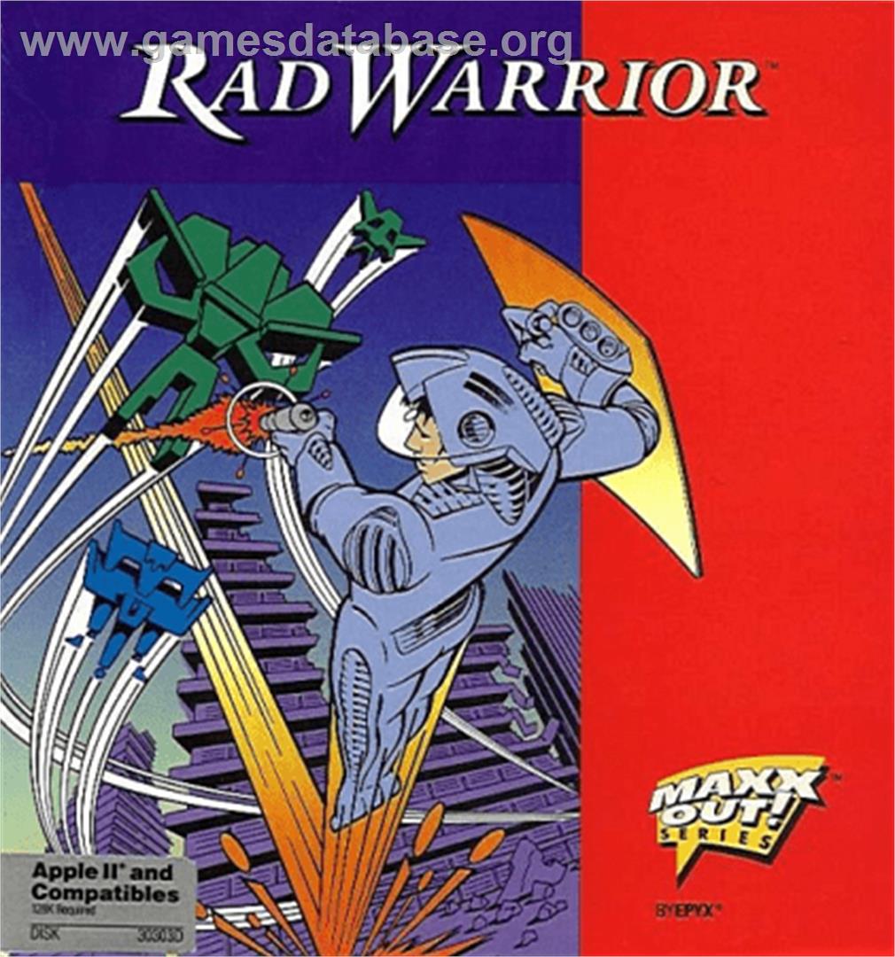 Rad Warrior - Apple II - Artwork - Box