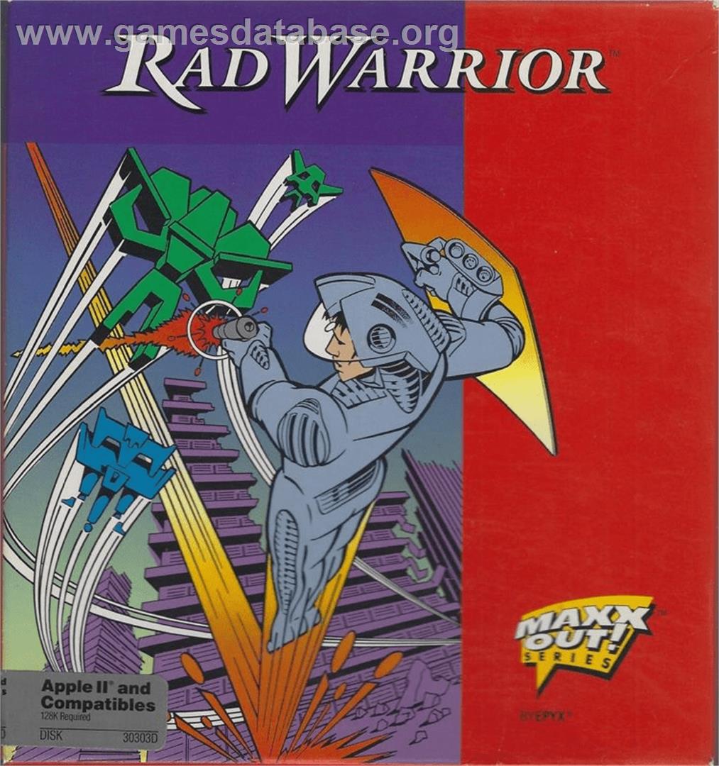 Rad Warrior - Apple II - Artwork - Box