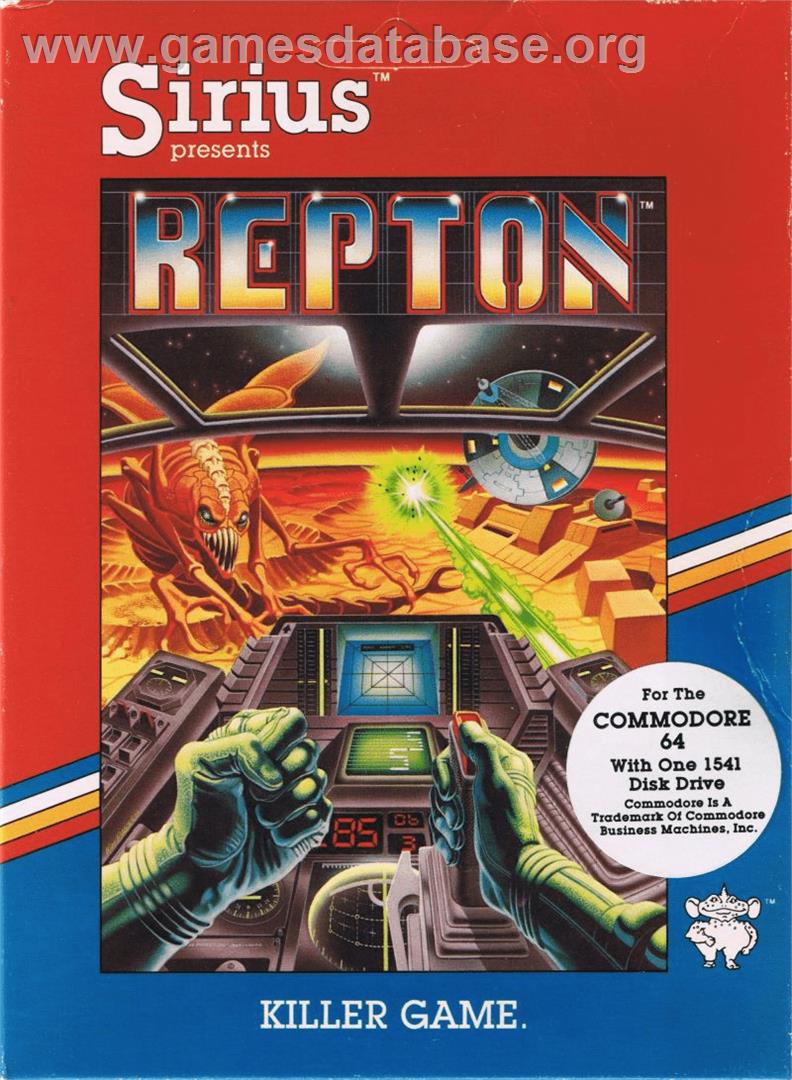 Repton - Apple II - Artwork - Box