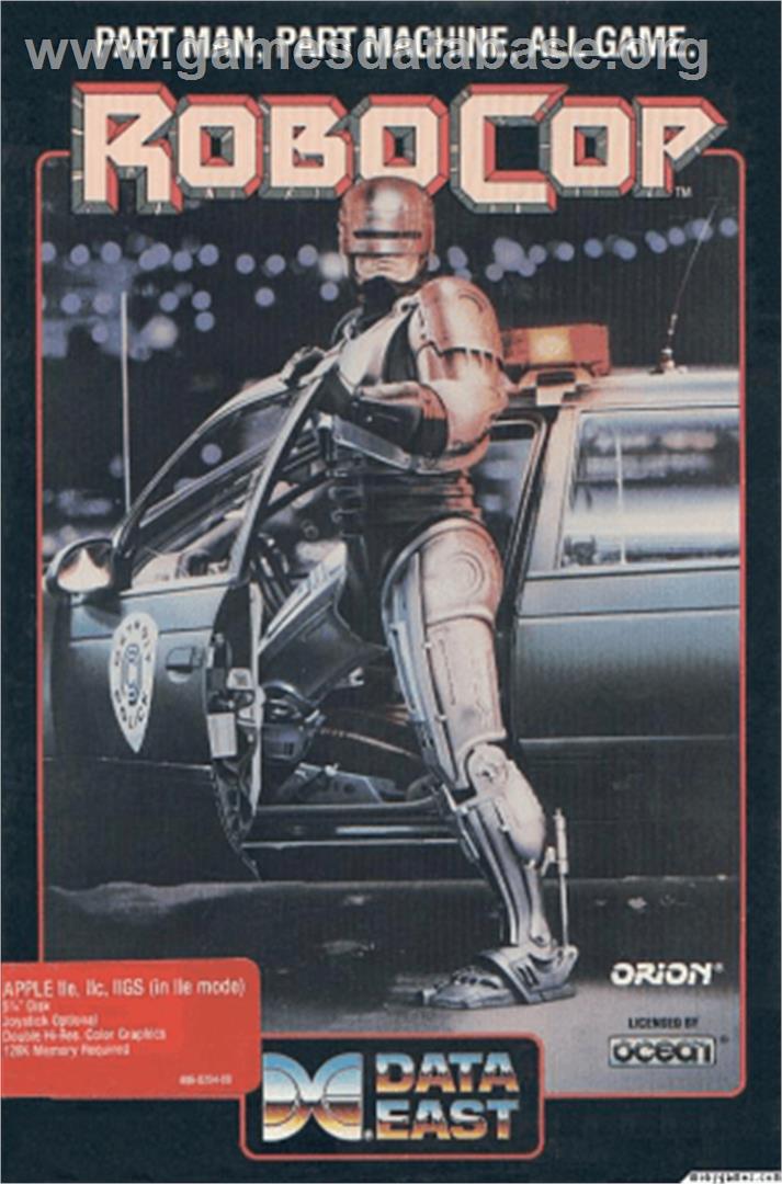 Robocop - Apple II - Artwork - Box