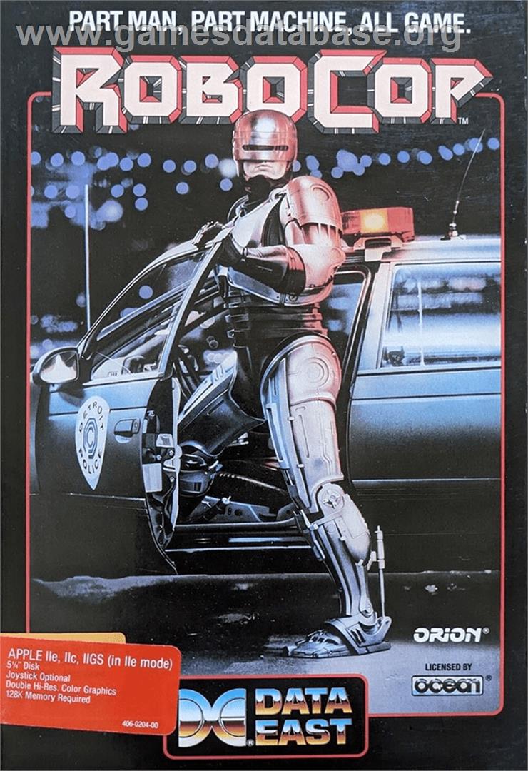 Robocop - Apple II - Artwork - Box