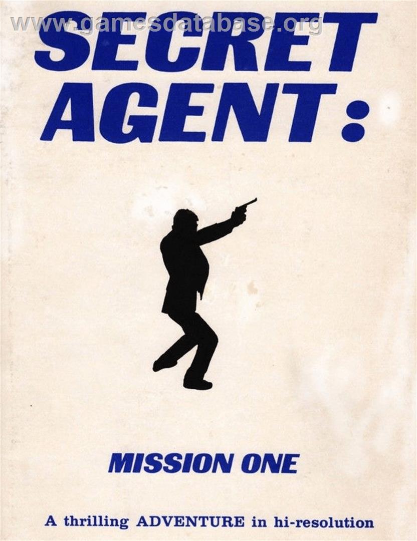 Secret Agent - Mission One - Apple II - Artwork - Box