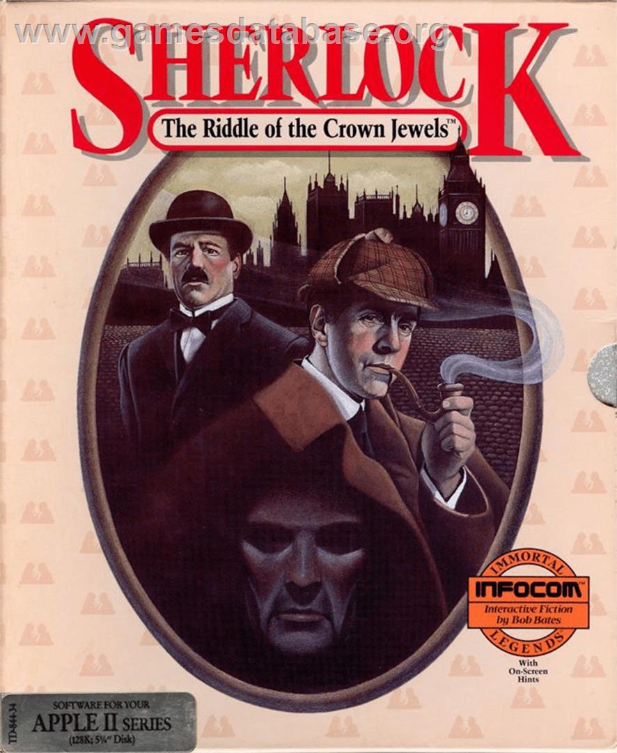 Sherlock: The Riddle of the Crown Jewels - Apple II - Artwork - Box