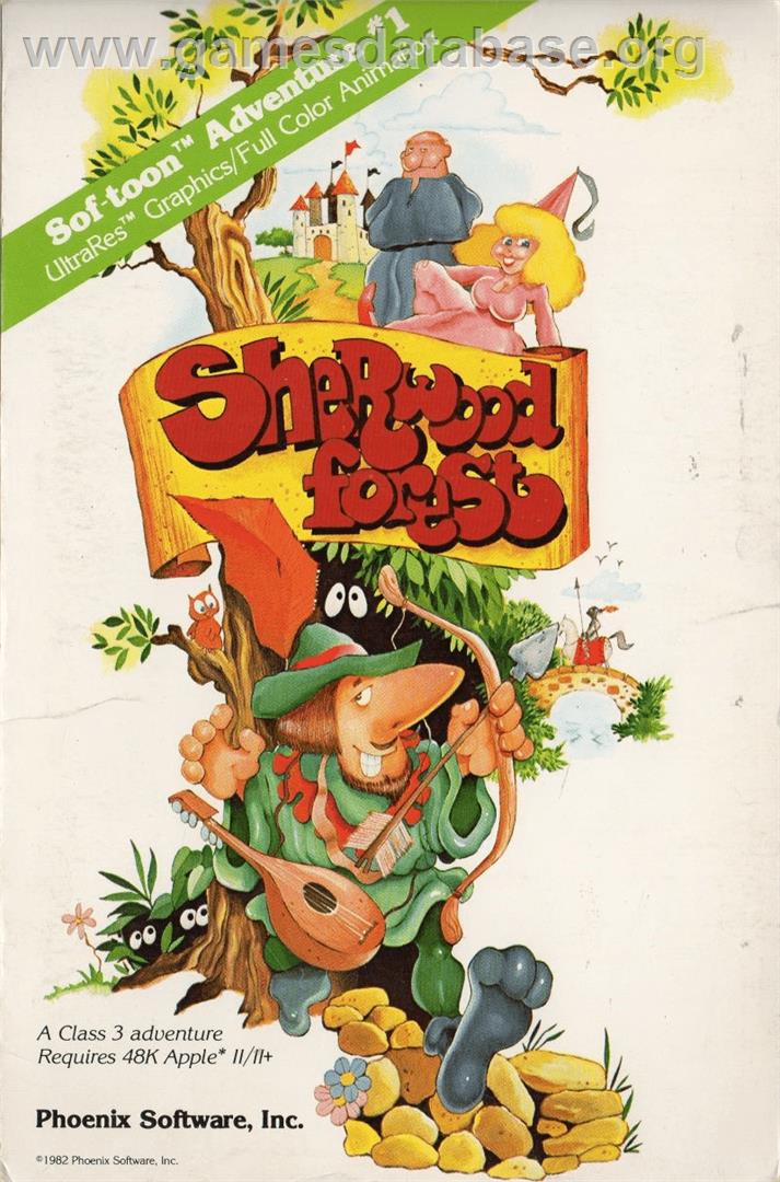 Sherwood Forest - Apple II - Artwork - Box