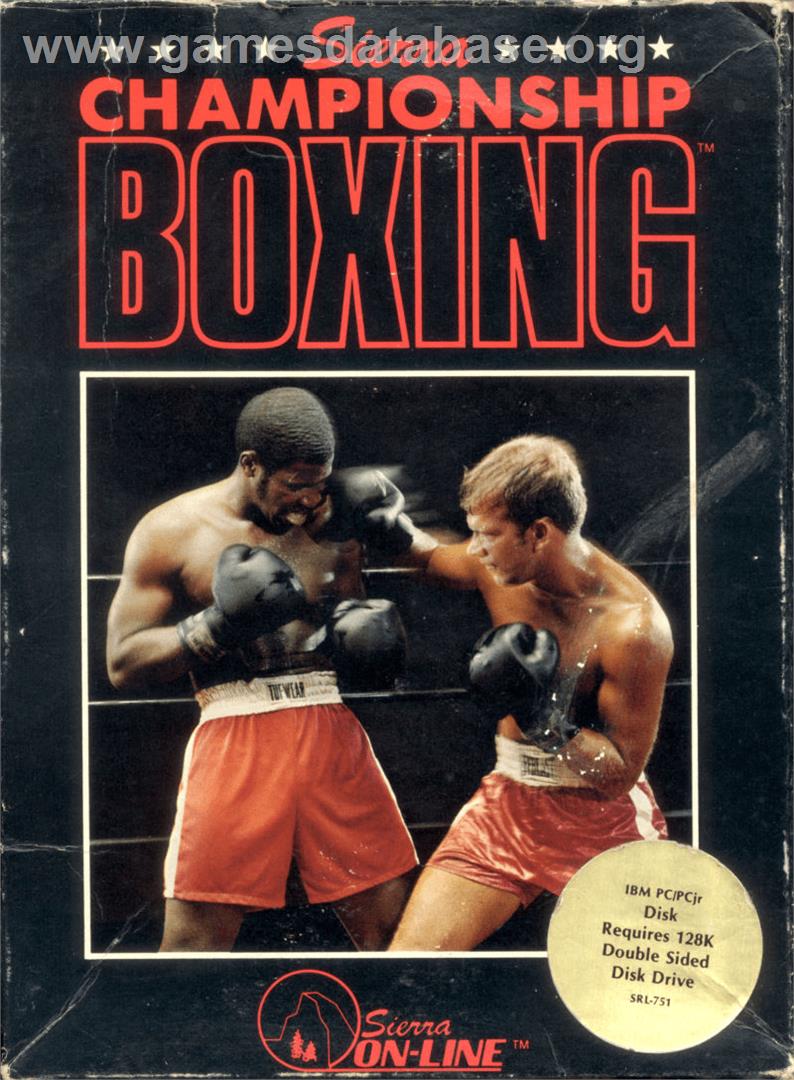 Sierra Championship Boxing - Apple II - Artwork - Box