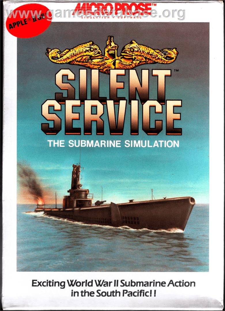 Silent Service - Apple II - Artwork - Box