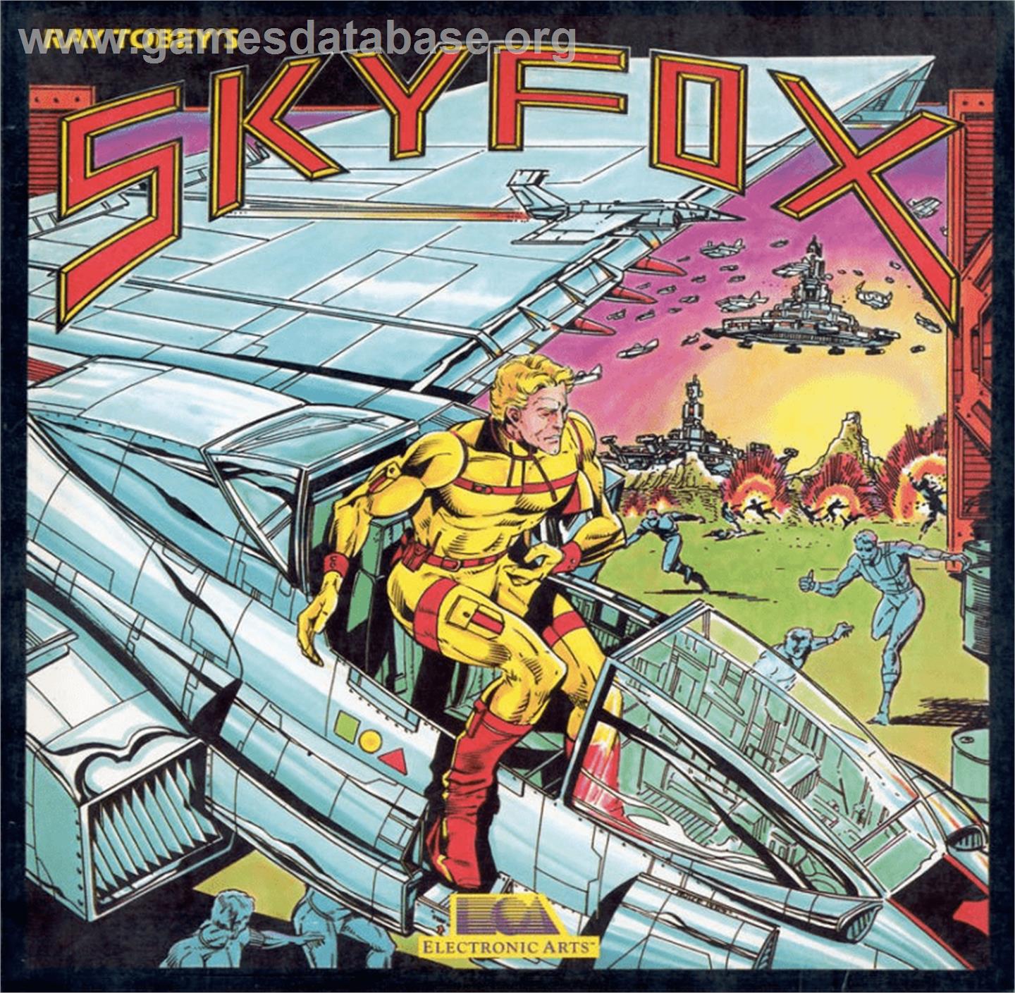 Skyfox - Apple II - Artwork - Box