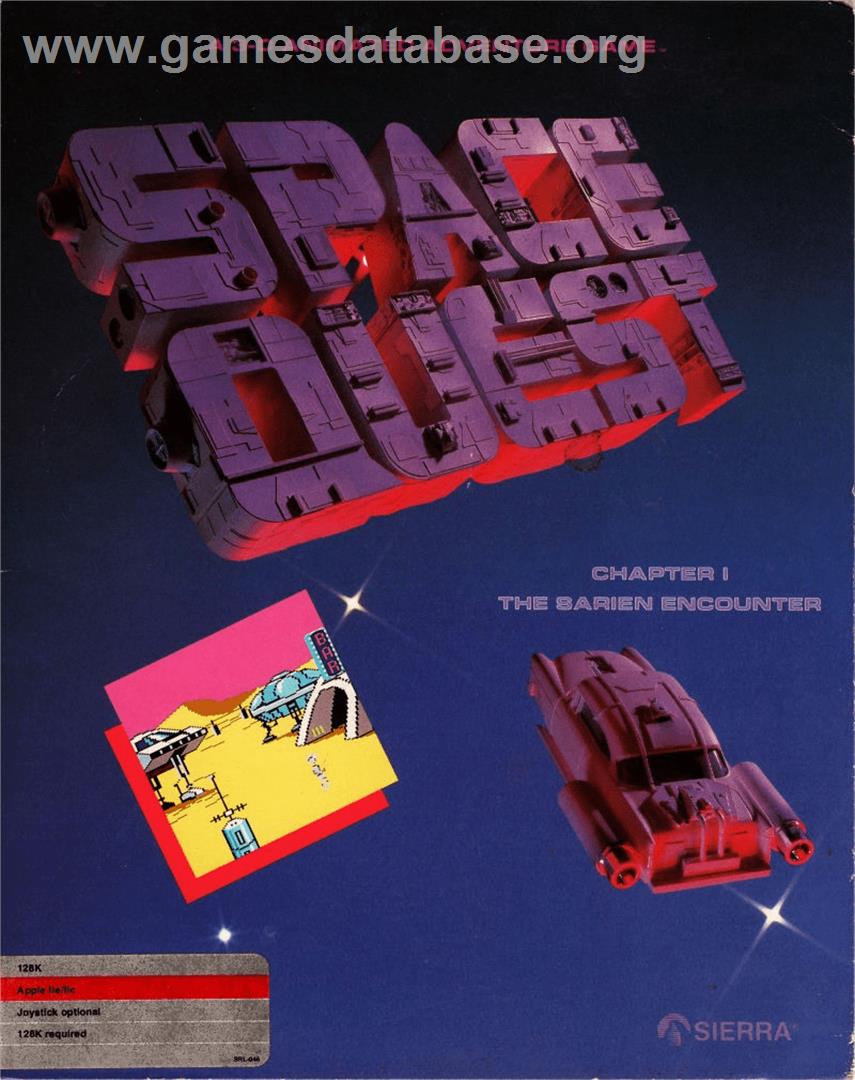 Space Quest I: Roger Wilco in the Sarien Encounter - Apple II - Artwork - Box
