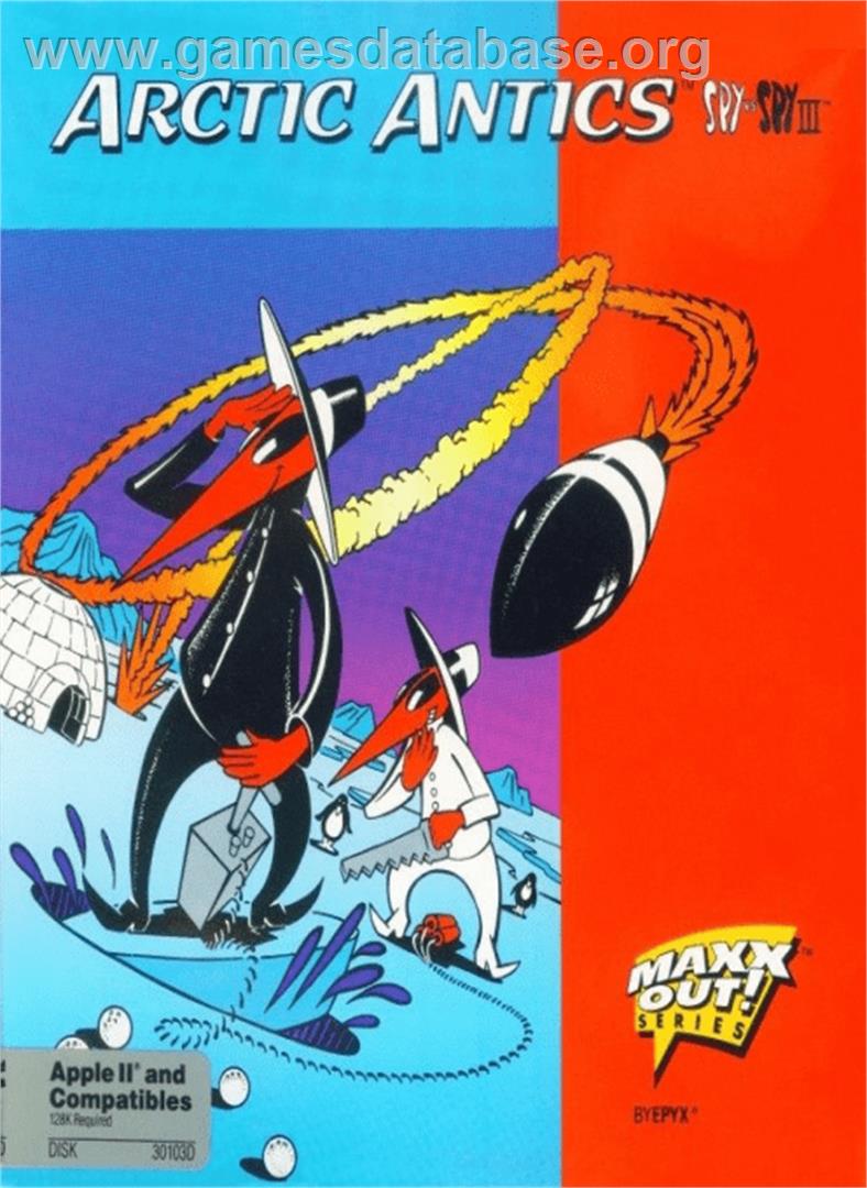 Spy vs. Spy III: Arctic Antics - Apple II - Artwork - Box