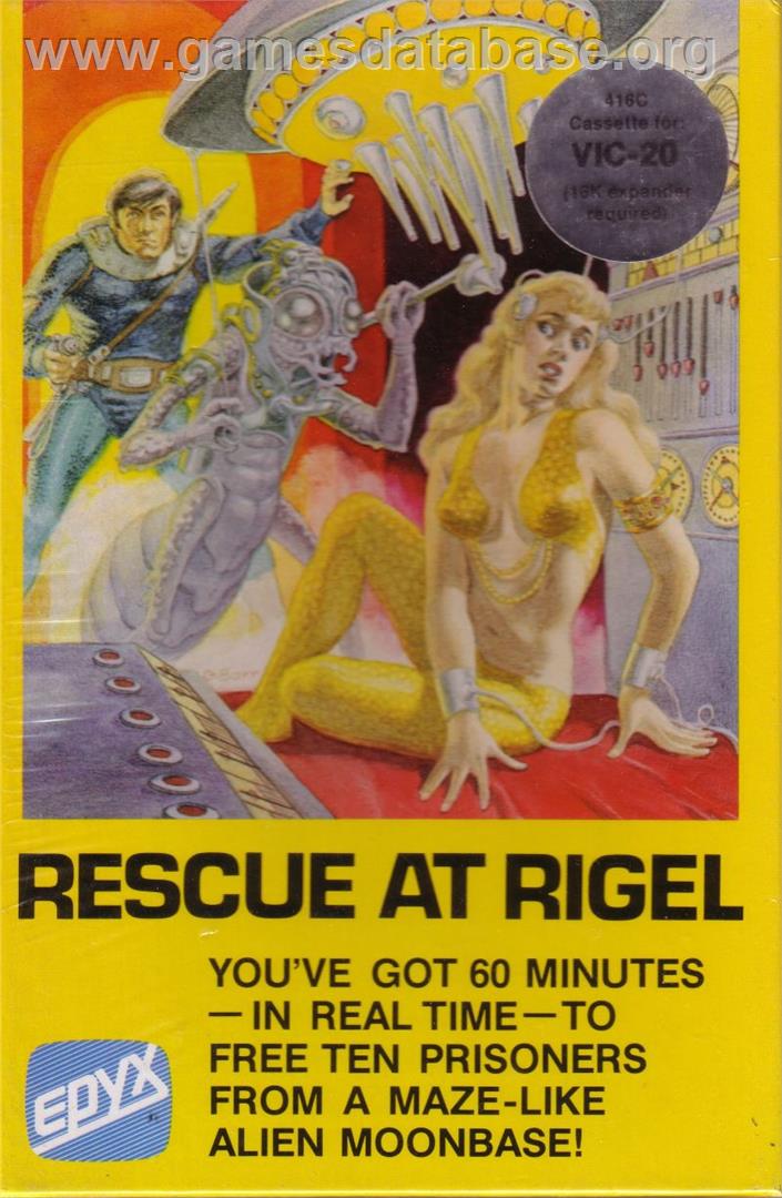 Star Quest: Rescue at Rigel - Apple II - Artwork - Box
