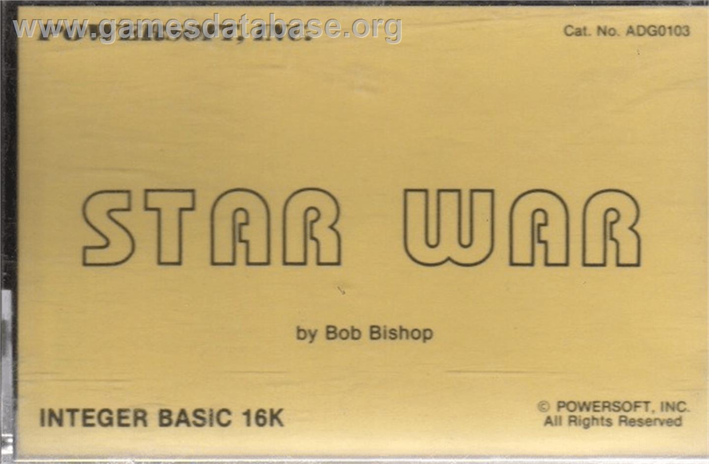 Star Wars - Apple II - Artwork - Box