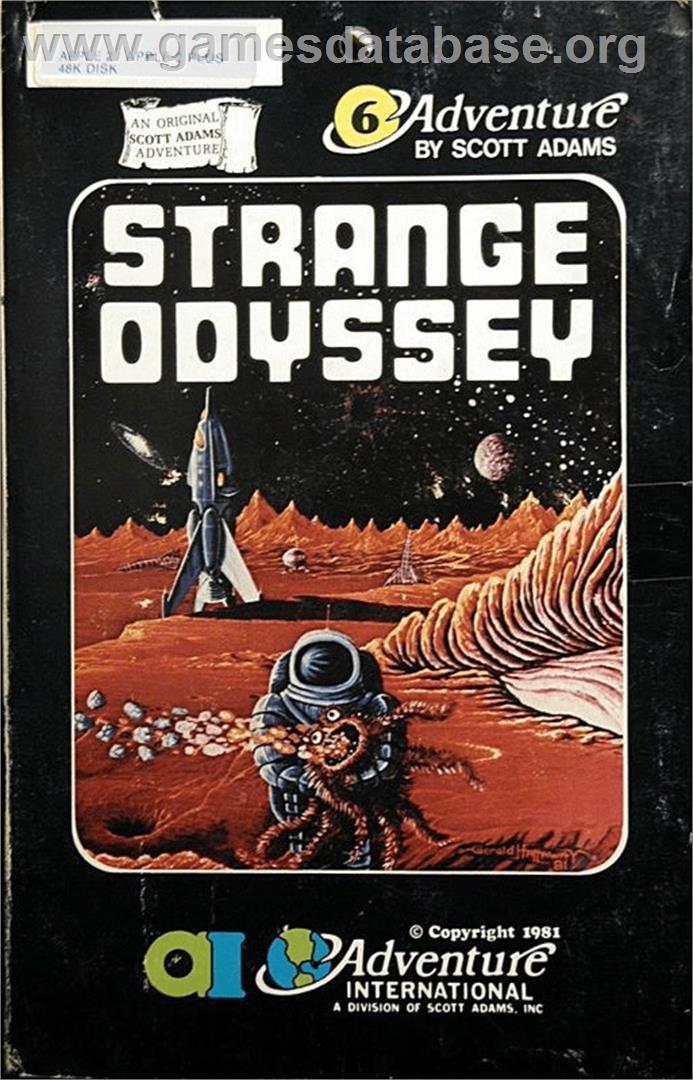 Strange Odyssey - Apple II - Artwork - Box
