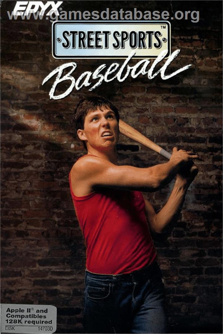 Street Sports Baseball - Apple II - Artwork - Box