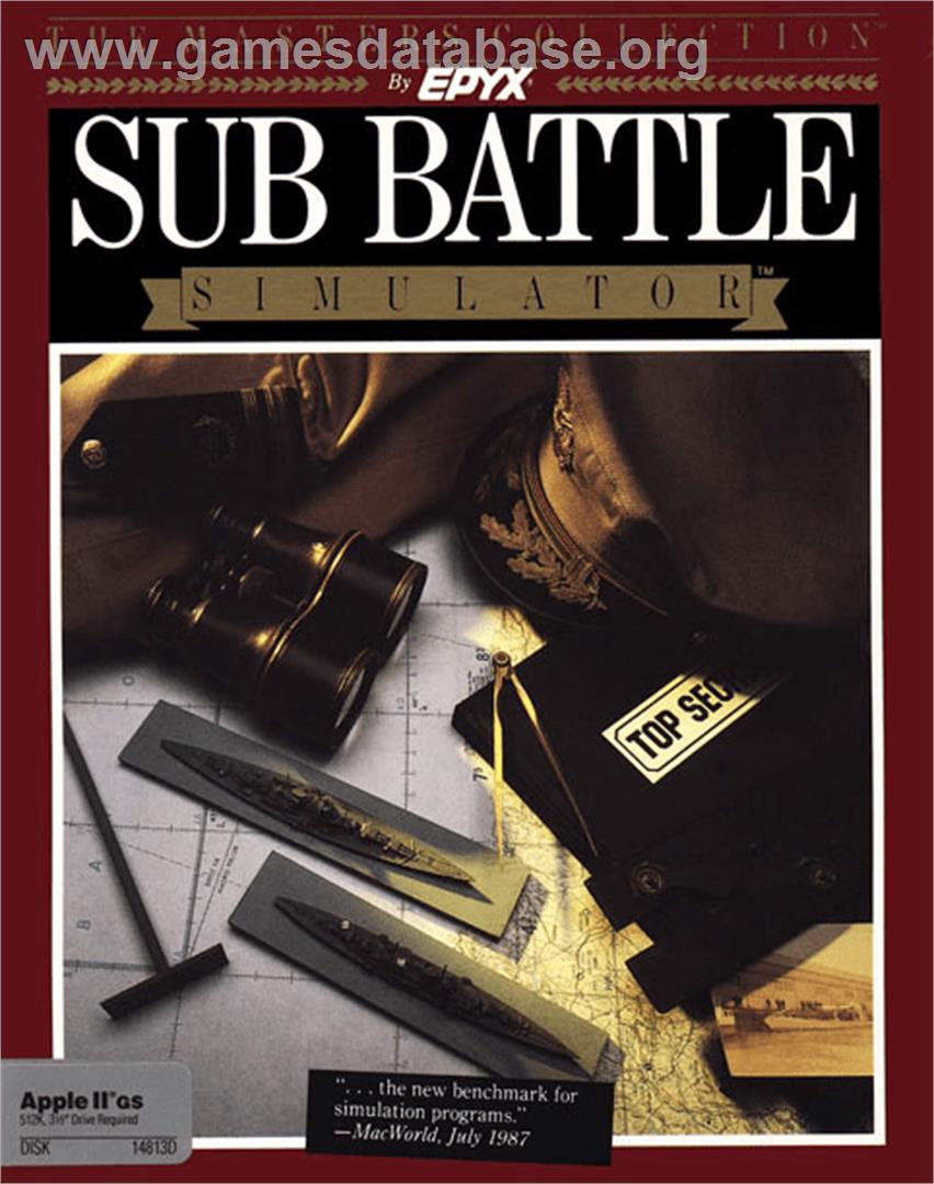 Sub Battle Simulator - Apple II - Artwork - Box
