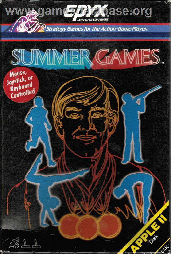 Summer Games - Apple II - Artwork - Box